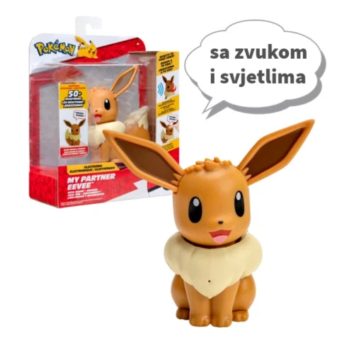 Pokemon interaktivna plišana igračka Moj prijatelj Evee, sa zvukom - Slika 1