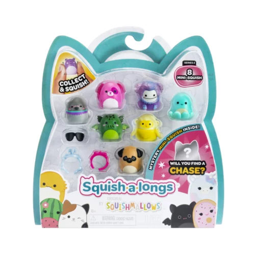Squish-a-longs mini figure set Na plaži 8pk Squishmallows - Slika 1