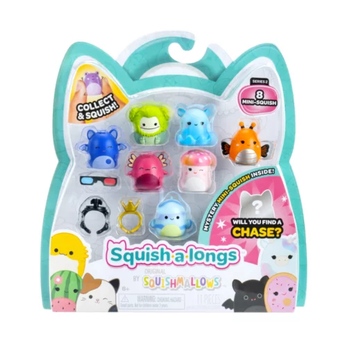 Squish-a-longs mini figure set U kinu 8pk Squishmallows - Slika 1