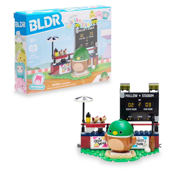 Squishmallows set za slaganje Sportski dan s Averyjem