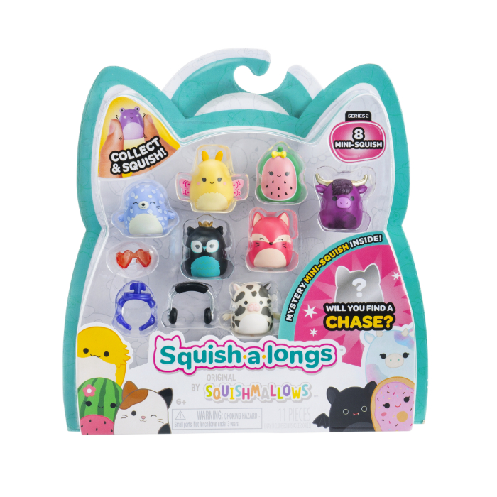 Squish-a-longs mini figure set Glazbeni studio 8pk Squishmallows