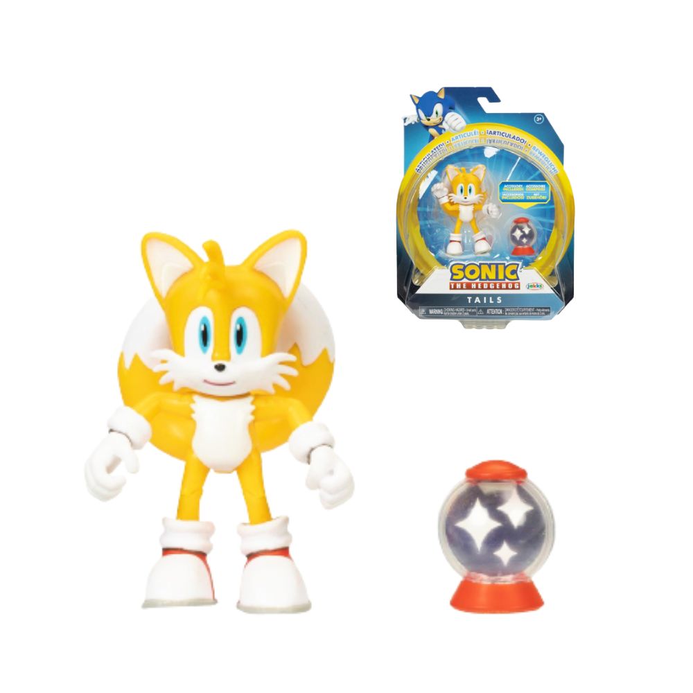 Sonic akcijska figura pomična Modern Tails 10 cm