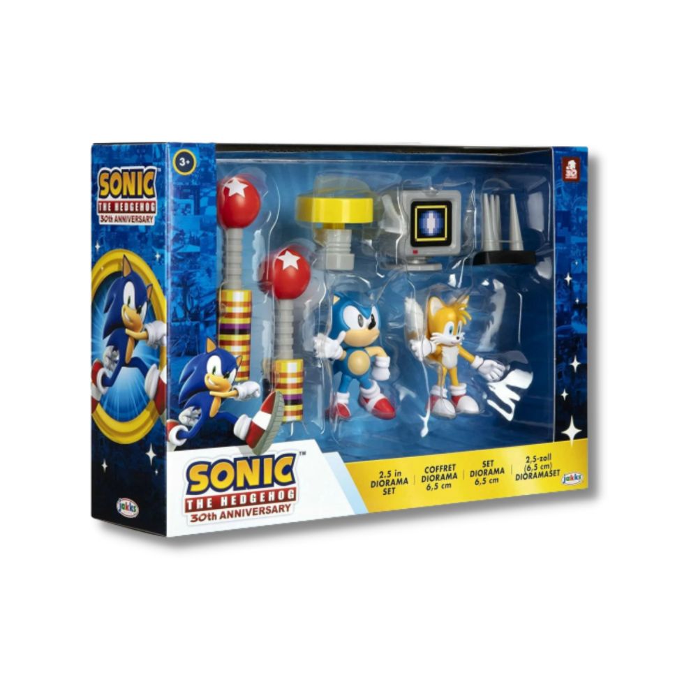 Sonic diorama s figuricom 6 cm