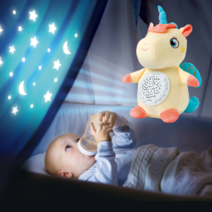 Moonlight Buddiezzz interaktivni plišanci Jednorog, s bijelim šumom, melodijama i svjetlom - Slika 4