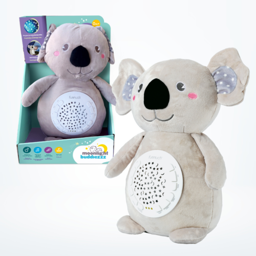 Moonlight Buddiezzz interaktivni plišanci Koala, s bijelim šumom, melodijama i svjetlom - Slika 1