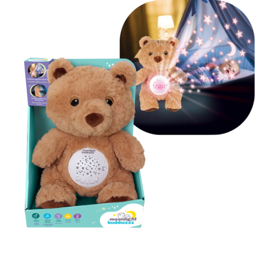 Moonlight Buddiezzz prošireno izdanje 3u1 igračka za mame i bebe, medo - Slika 1