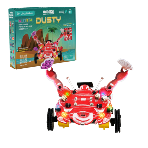 CircuitMess STEM dječje igračke Dusty robot za početnike - Slika 1