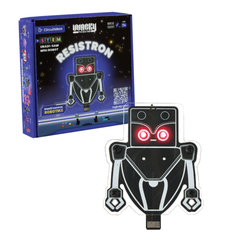 CircuitMess STEM dječje igračke Resistron robot za početnike - Slika 1