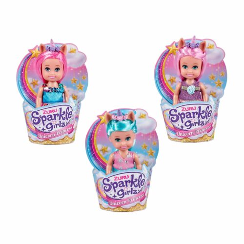 Sparkle Girlz Unicorn Princess lutka 12cm - Slika 5