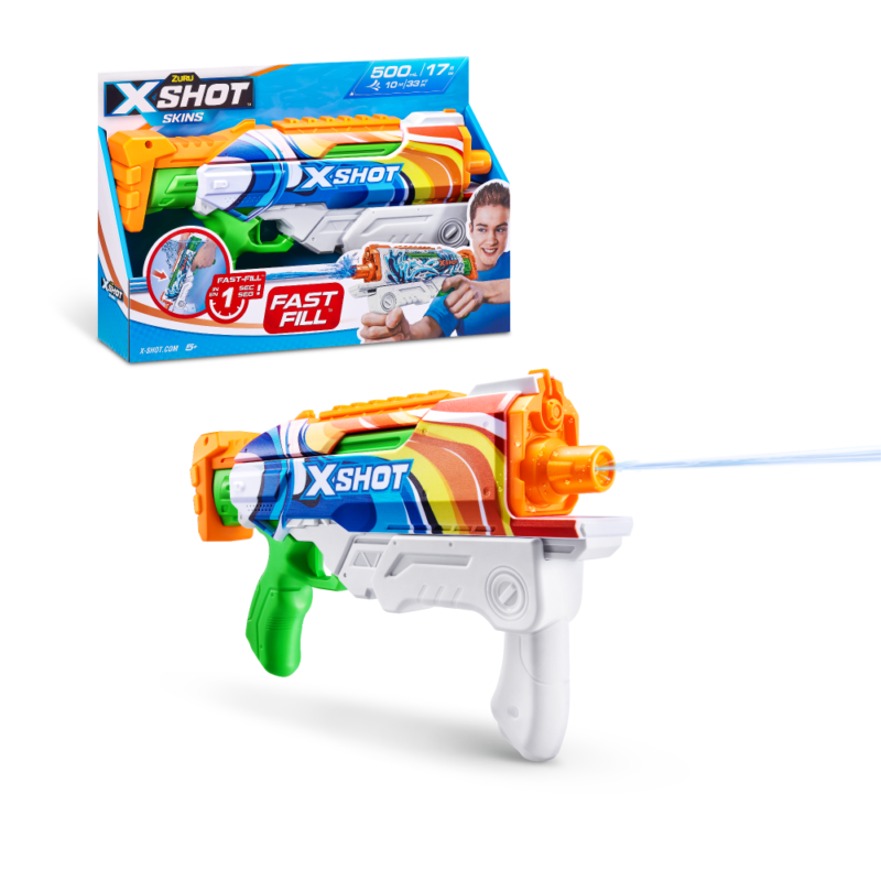 X-Shot dječje igračke na vodu | Brzopunjiva puška na vodu Hyper Skins