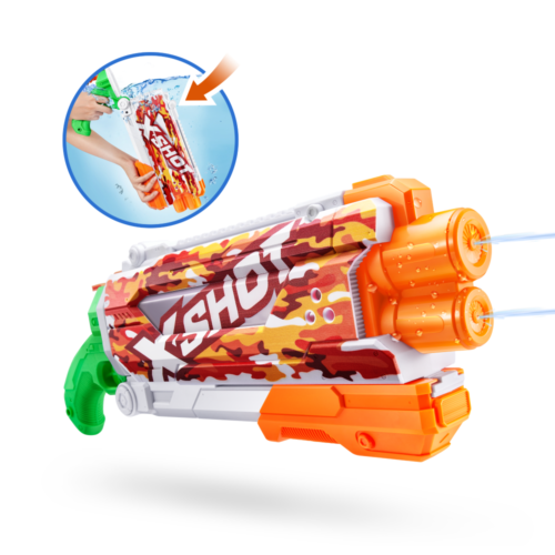 X-Shot dječje igračke na vodu | Brzopunjiva puška na vodu Pump Skins - Slika 2