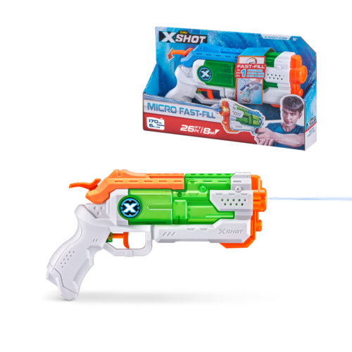 X-Shot dječje igračke na vodu | Brzopunjivi džepni pištolj na vodu micro - Slika 1
