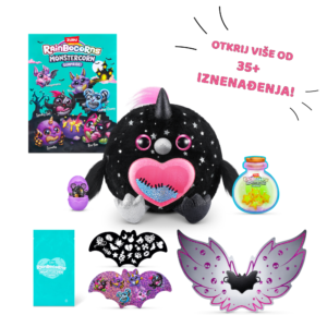 Rainbocorns Monstercorn veliko jaje iznenađenja s neodoljivo strašnim plišancem - Slika 4