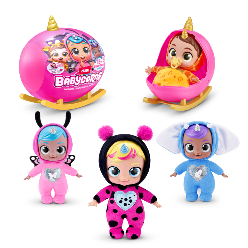 Babycorns lutka s kolijevkom mala, visina 20 cm