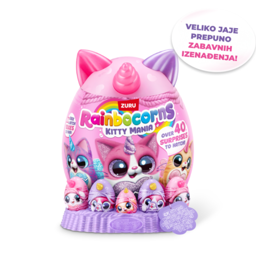 Rainbocorns veliko jaje iznenađenja s plišancem KittyMania - Slika 6