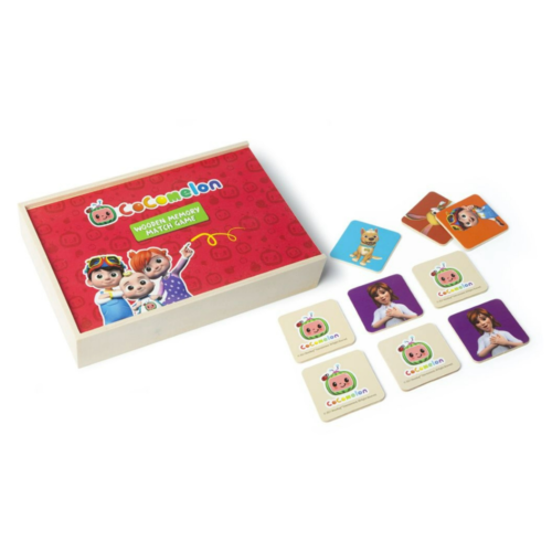 Cocomelon dječje igračke Drvena igra memory - Slika 2