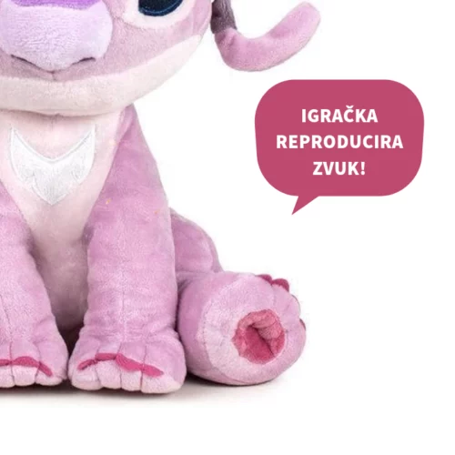 Disney Stitch plišana igračka sa zvukom Angel Classic 20 cm - Slika 2