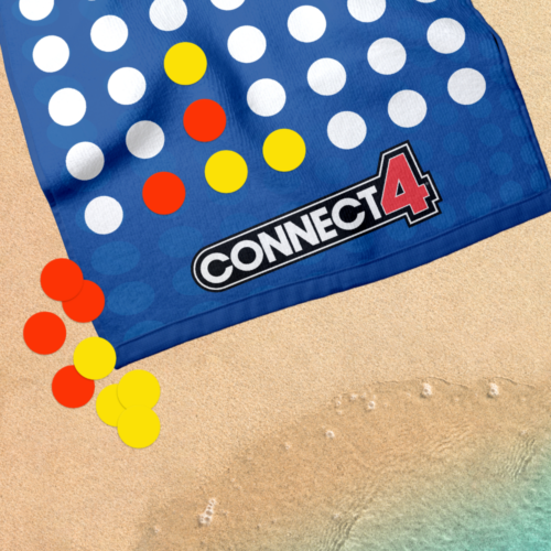 Ručnik za plažu društvena igra Connect 4 - Slika 2