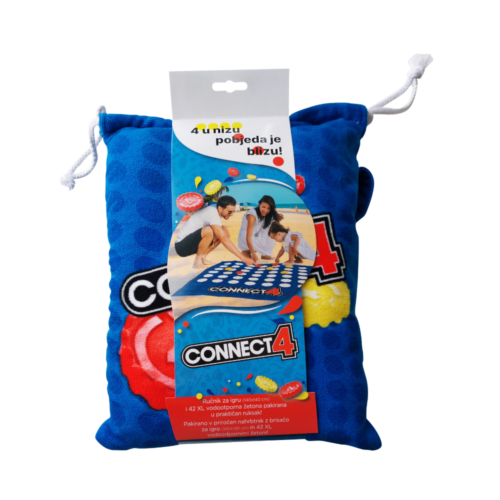 Ručnik za plažu društvena igra Connect 4 - Slika 4
