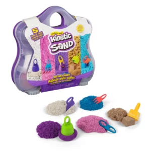 Kinetički pijesak set za igru Kovčežić s pet boja pijeska - Slika 1
