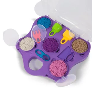 Kinetički pijesak set za igru Kovčežić s pet boja pijeska - Slika 4