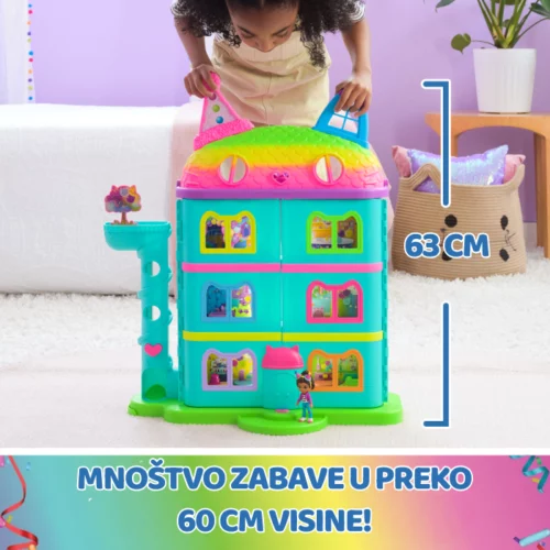 Gabby's Dollhouse kuća za lutke Purrfect Party s figurom i dodacima – novo izdanje - Slika 4