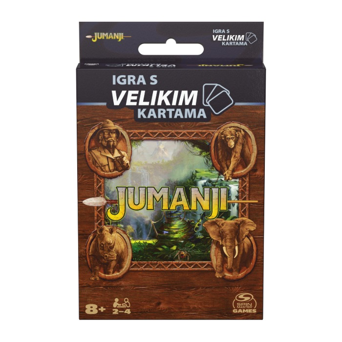 Jumanji društvena igra s kartama, na hrvatskom jeziku