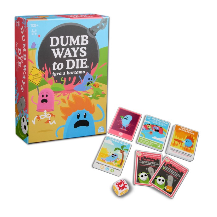 Dumb Ways To Die društvena igra s kartama, na hrvatskom jeziku