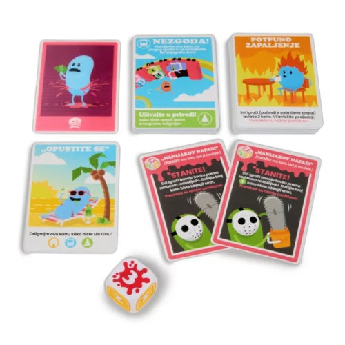 Dumb Ways To Die društvena igra s kartama, na hrvatskom jeziku - Slika 2