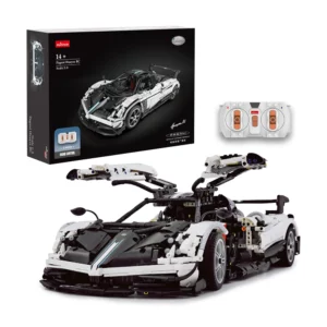 Rastar 1:8 Pagani Huayra BC veliki set kockica za sastavljanje vozila s daljinskim upravljačem - Slika 1