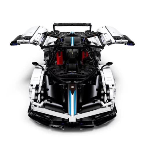 Rastar 1:8 Pagani Huayra BC veliki set kockica za sastavljanje vozila s daljinskim upravljačem - Slika 6