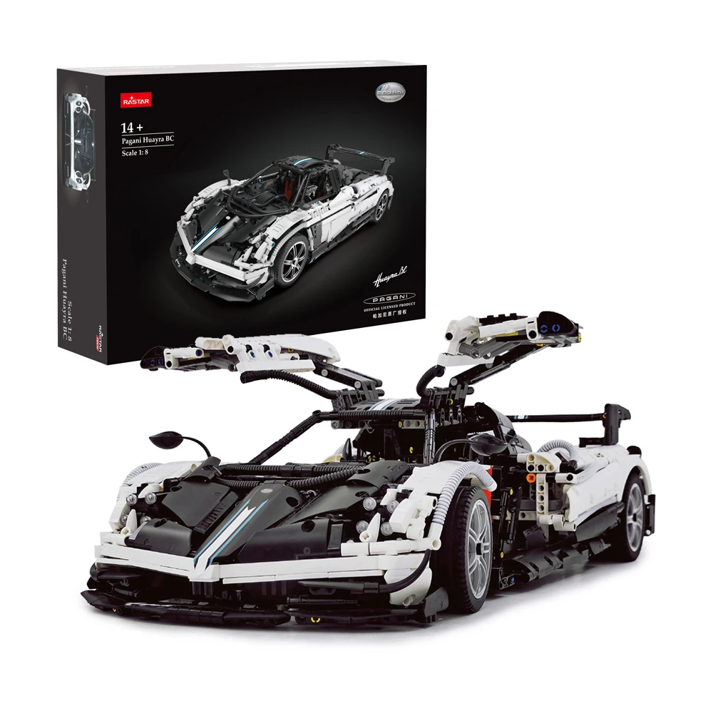 Rastar 1:8 Pagani Huayra BC veliki set kockica za sastavljanje vozila