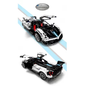 Rastar 1:8 Pagani Huayra BC veliki set kockica za sastavljanje vozila - Slika 5