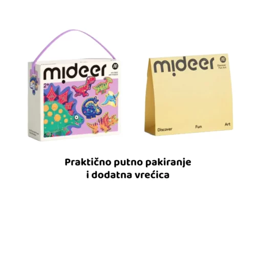Mideer dječje art puzzle Dinosauri - Slika 3