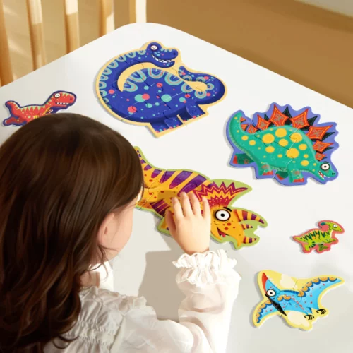 Mideer dječje art puzzle Dinosauri - Slika 4