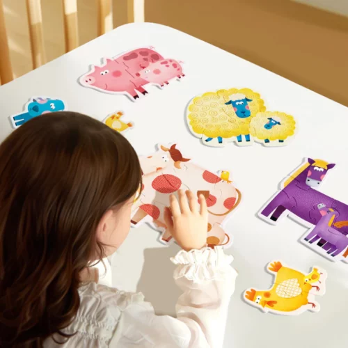 Mideer dječje art puzzle Farma - Slika 3