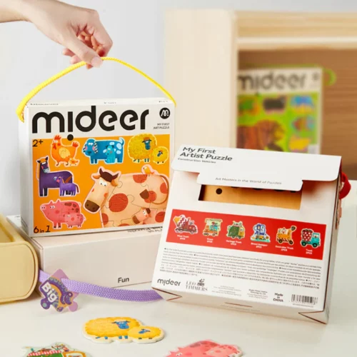 Mideer dječje art puzzle Farma - Slika 4