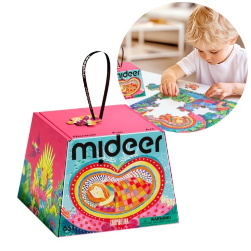 Mideer Palčica umjetničke puzzle i slikovnica na hrvatskom jeziku - Slika 1