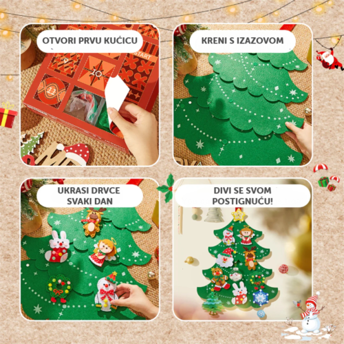 Mideer Montessori kolekcija Adventski DIY kalendar za sastavljanje - Slika 2