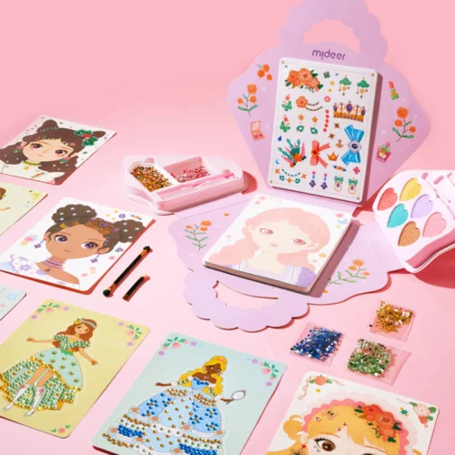 Mideer 3u1 dječji kreativni set za uljepšavanje Princess Fashion Show - Slika 2