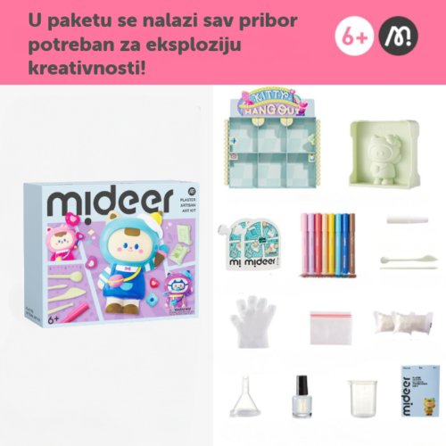Mideer Montessori kolekcija kreativni set gips - Slika 2