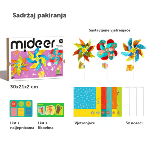 Mideer kreativni set Kraljevstvo vjetrenjača - Slika 2