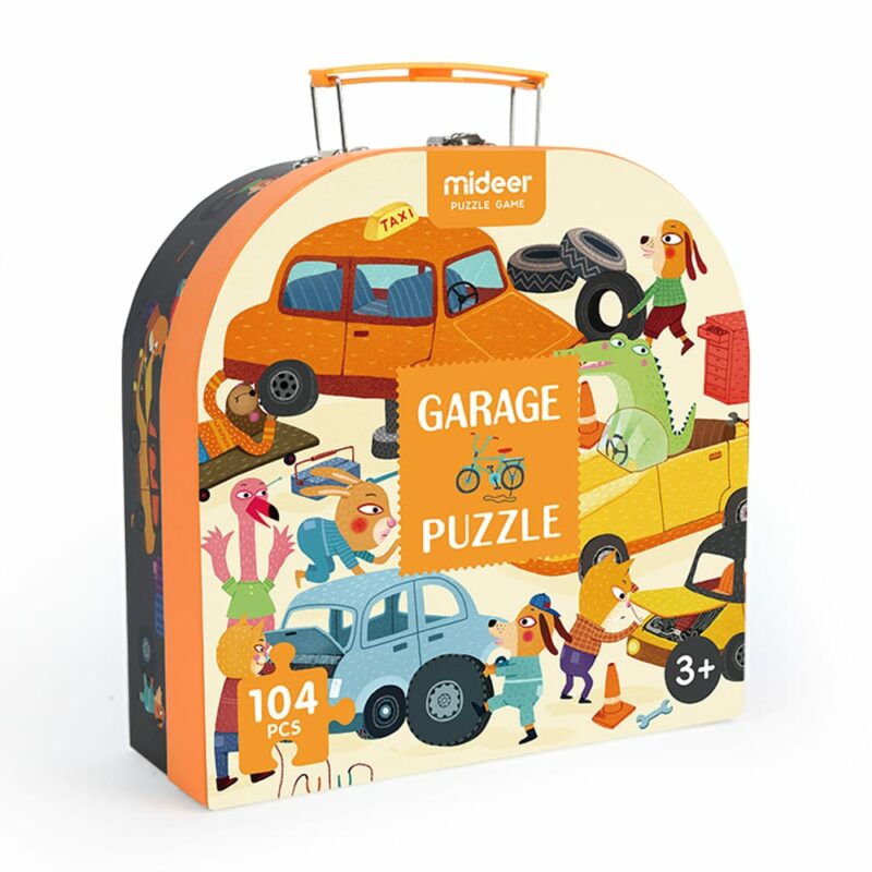 Mideer - Puzzle u kovčegu - Garaža