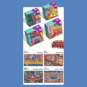 Mideer 4u1 puzzle Grad - Slika 3