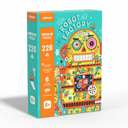 Mideer nepravilne puzzle Tvornica robota - Slika 1