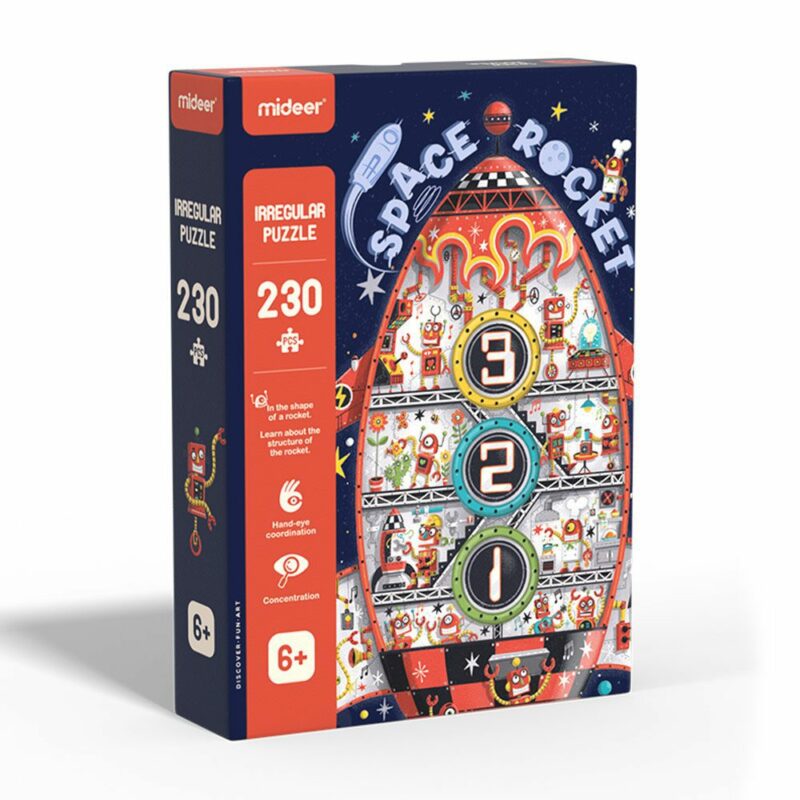 Mideer nepravilne puzzle Raketa