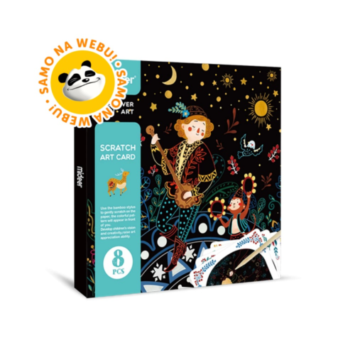 Mideer scratch art kartice Dječak - Slika 1