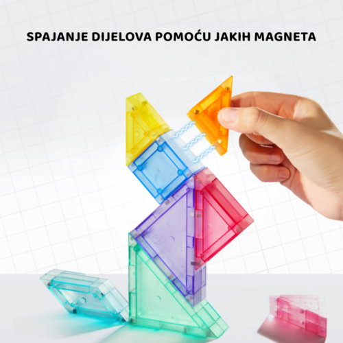 Mideer kreativne igračke Magnetni tangram - Slika 4