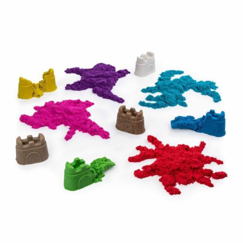 Kinetički pijesak - set od 10 boja u kalupima (mini dvorac) - Slika 4