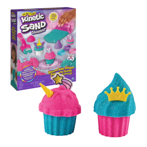 Kinetički pijesak Svjetlucavi jednorog set za igru - Slika 1